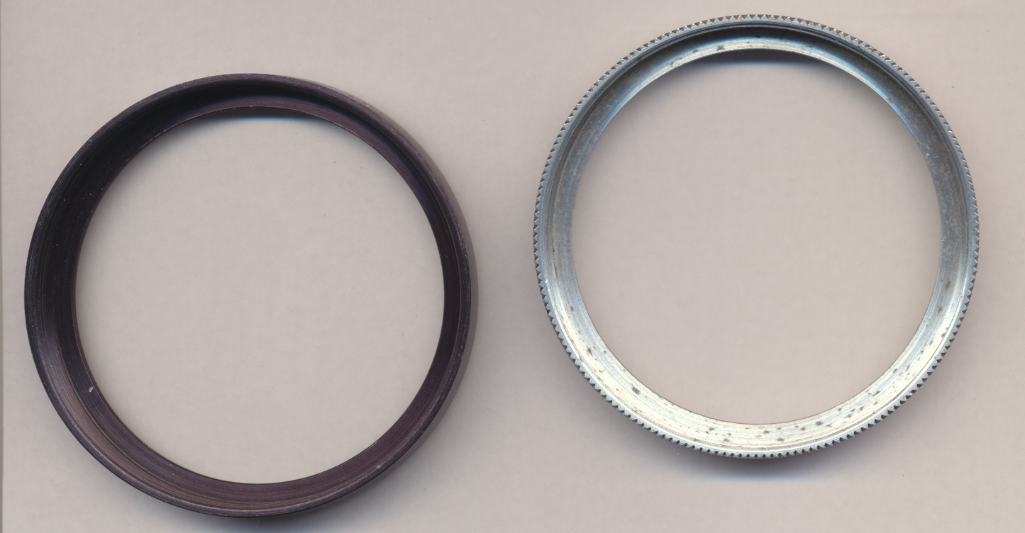 Tiffen 56M7 [Series 7] 54mm ID Screw / Drop-In Filter Adapter for 50mm Lens