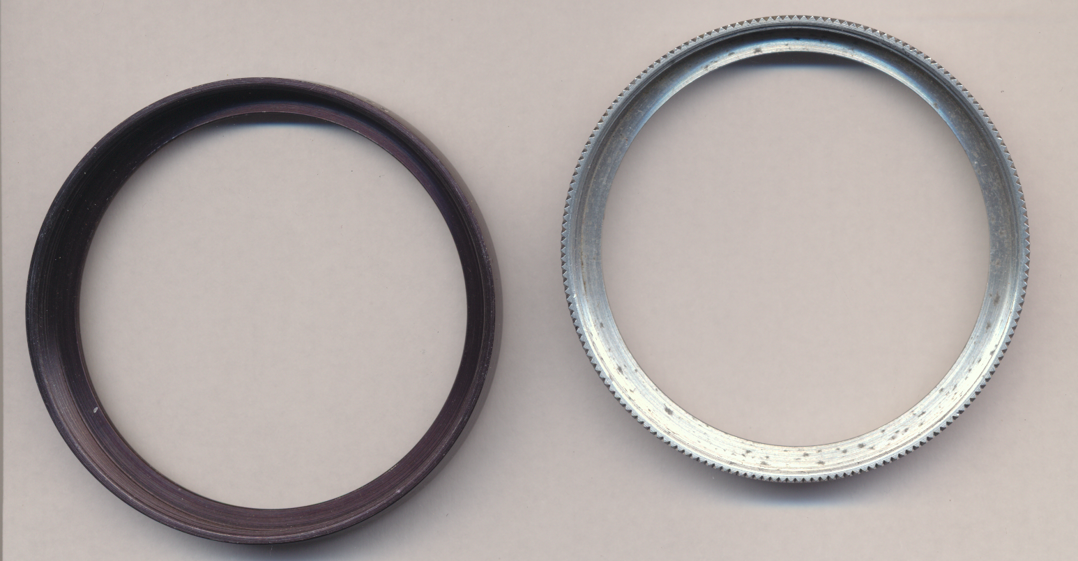 Tiffen 56M7 [Series 7] 54mm ID Screw / Drop-In Filter Adapter for 50mm Lens