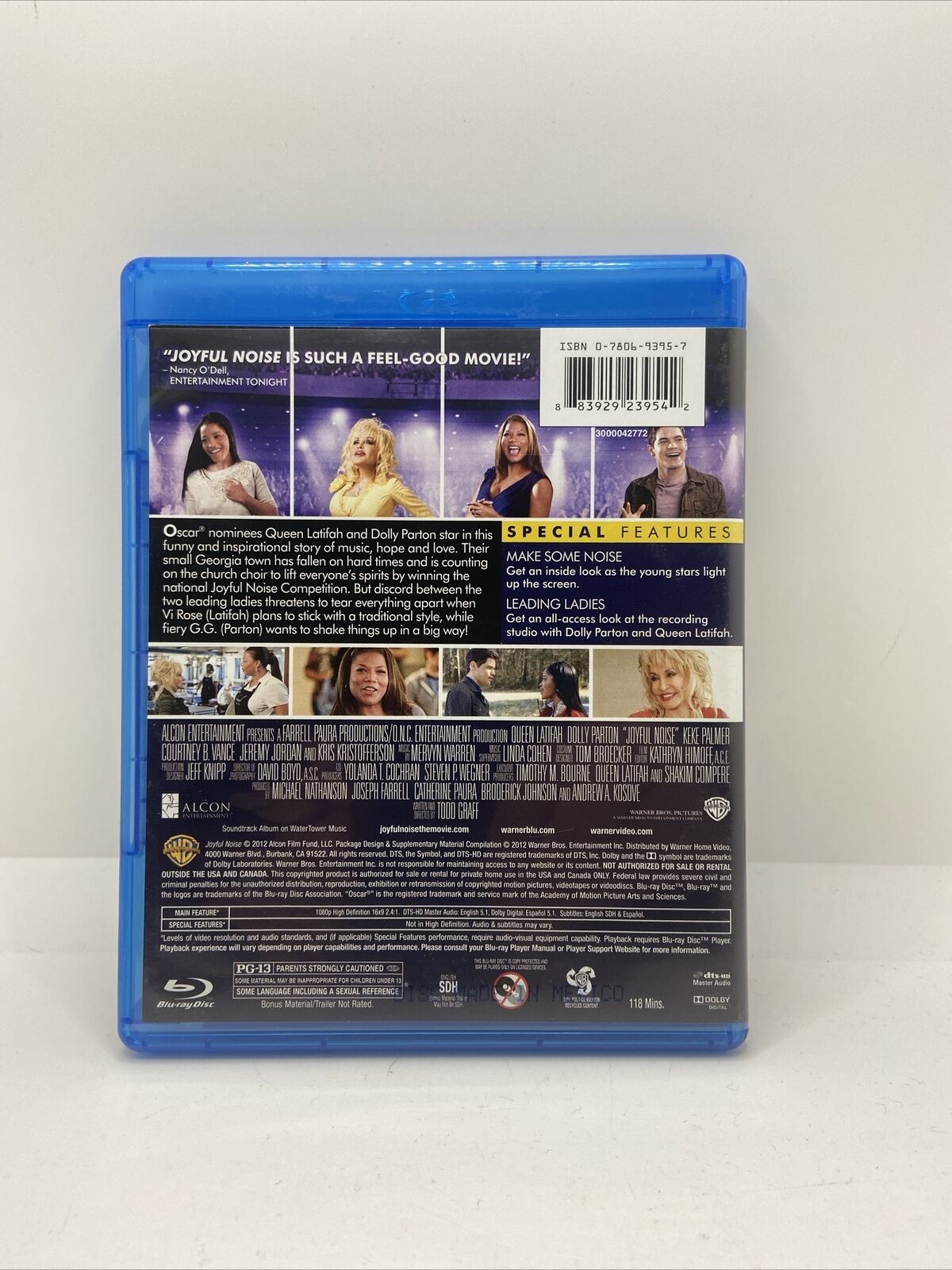 Joyful Noise (Blu-ray/DVD, 2012, Includes Digital Copy UltraViolet)