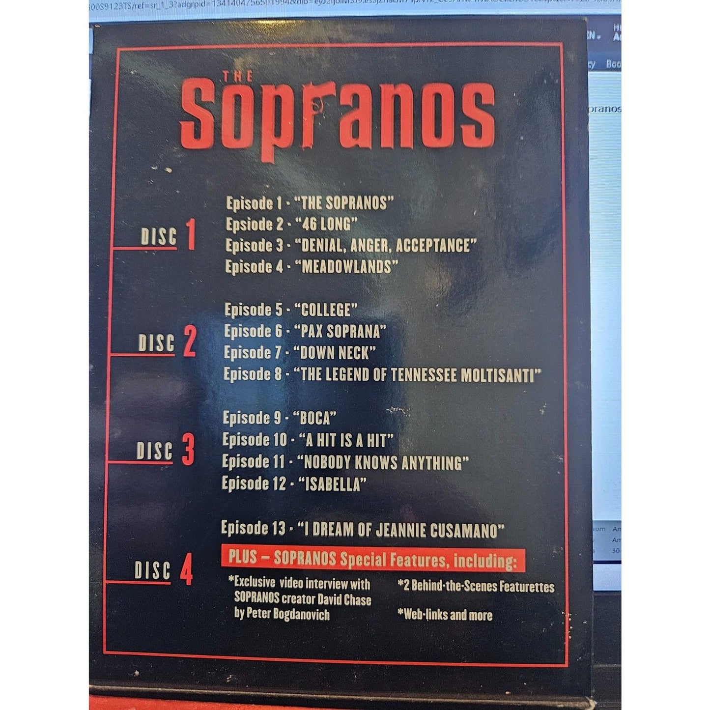 The Sopranos Complete Season 1 (DVD) Tested