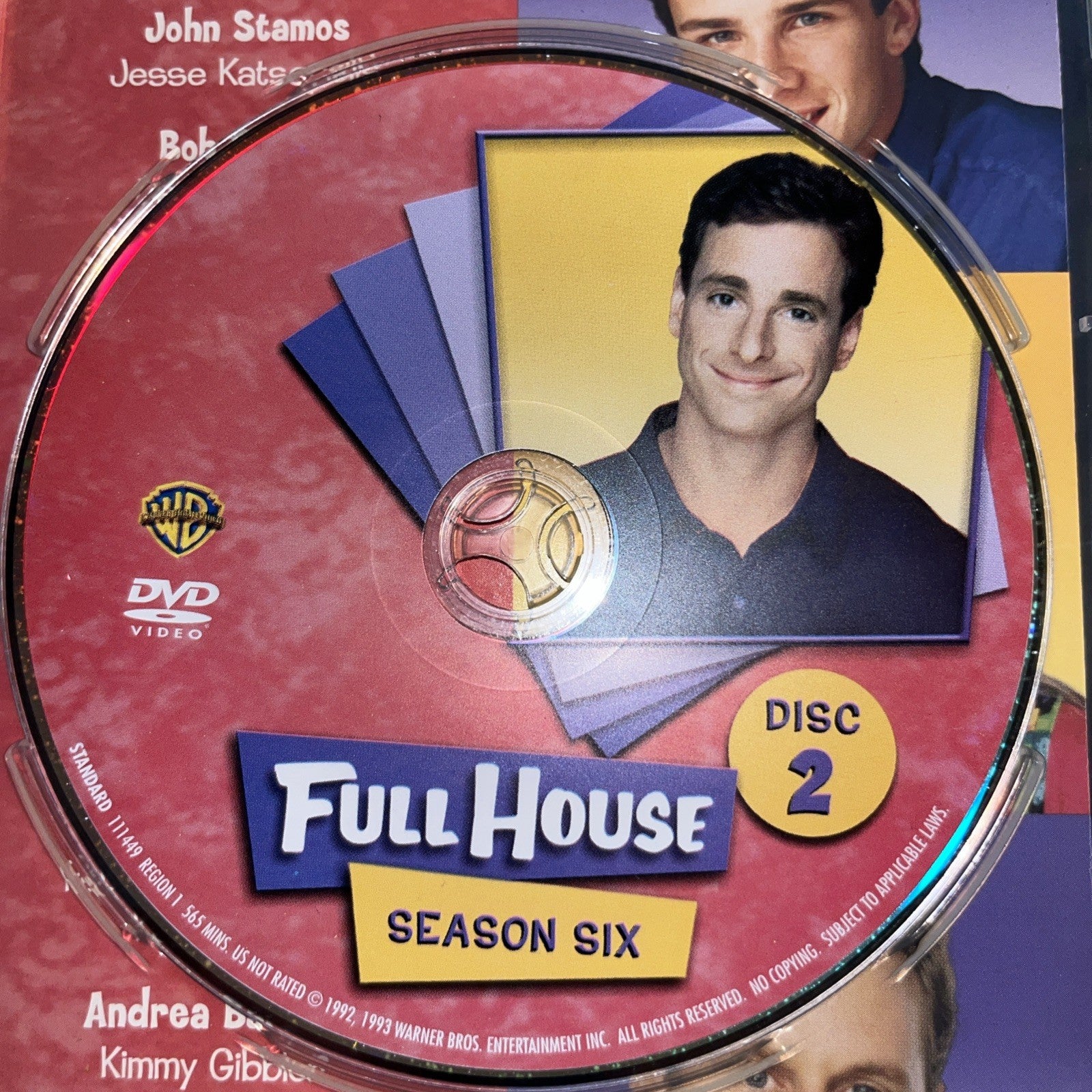 Full House Season 6 Disc 1, 2, & 4 Only
