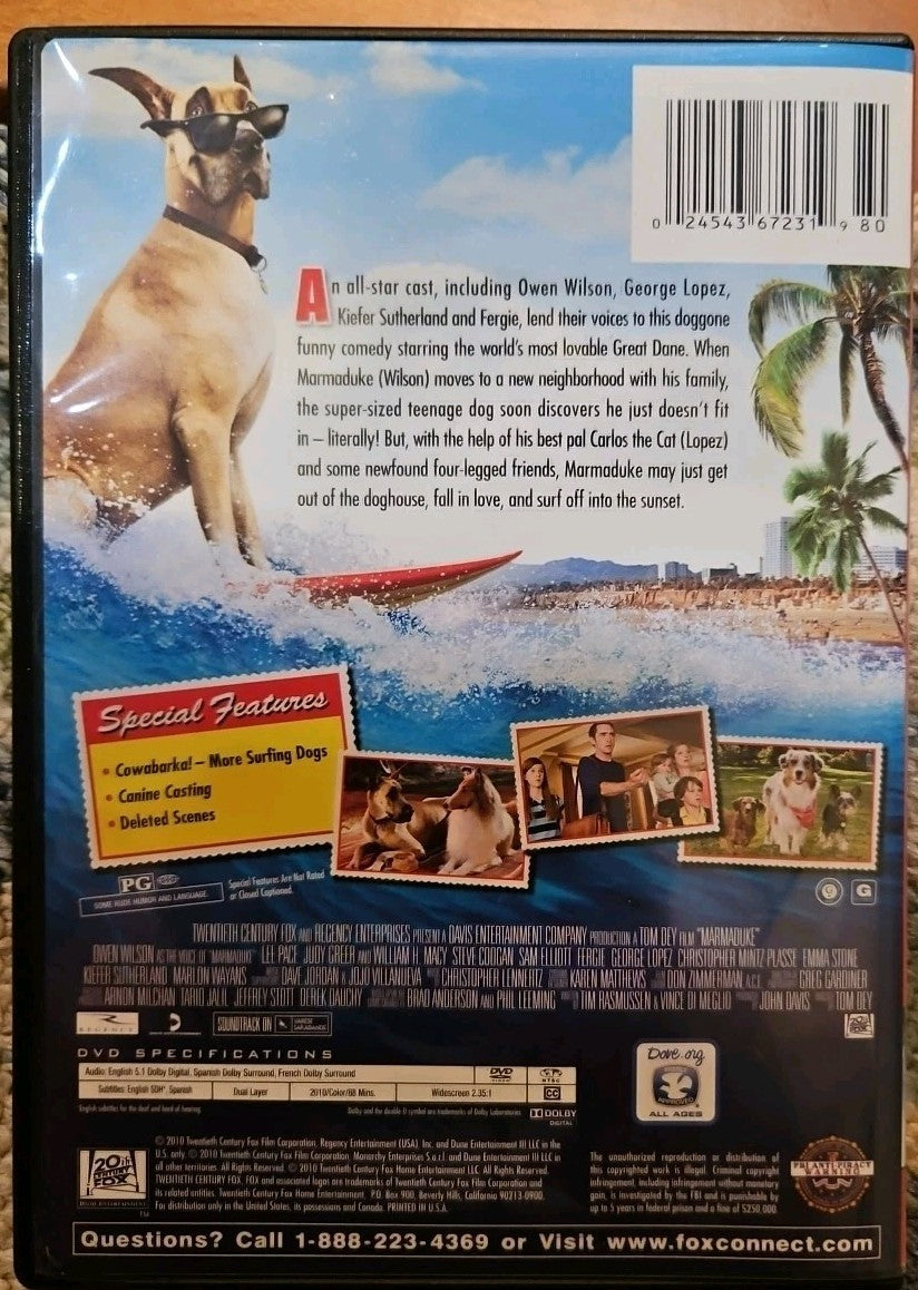 Marmaduke (DVD, 2010) New Sealed