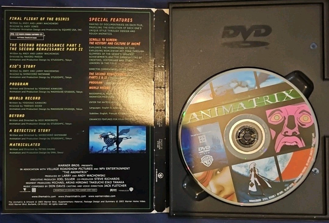 The Animatrix (DVD, 2003)