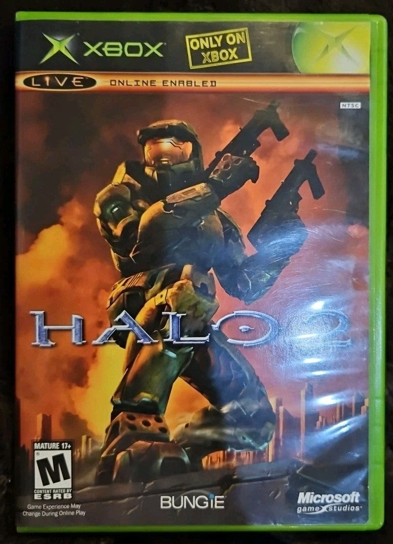 Halo 2 (Xbox, 2004) Tested. No Scratches. New Case