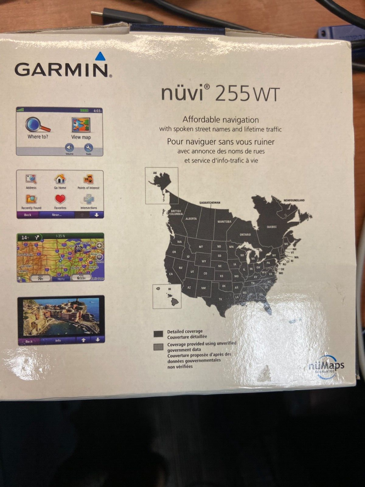 Garmin Nuvi 255W 4.3" GPS Navi Bundle 32GB Data/Charger + Mount & Box 2022 Maps