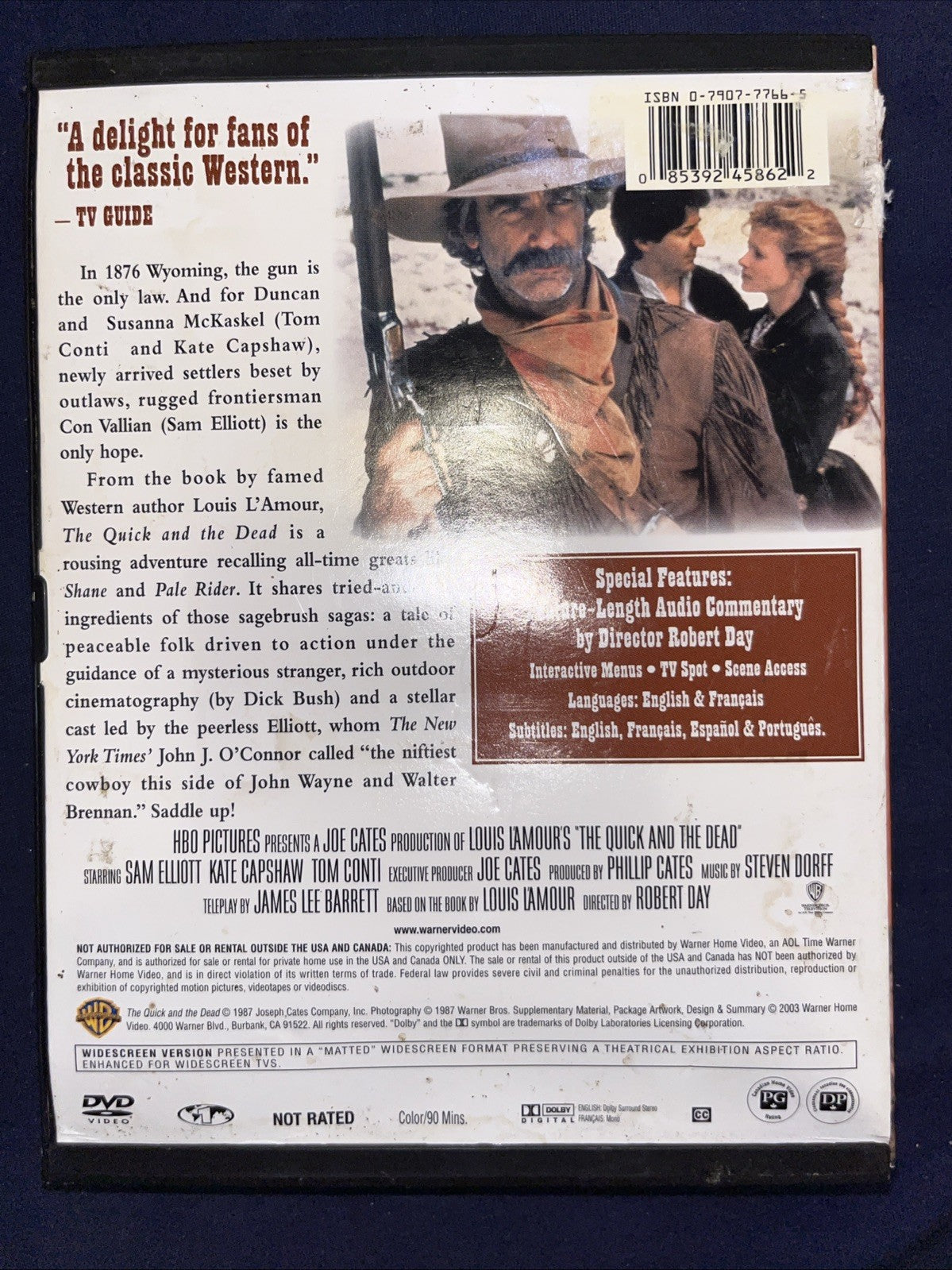 The Quick and the Dead (DVD, 2003)  Tested