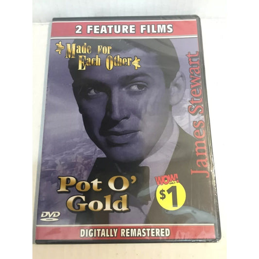 Made for Each Other / Pot O' Gold (DVD) Brand New Sealed