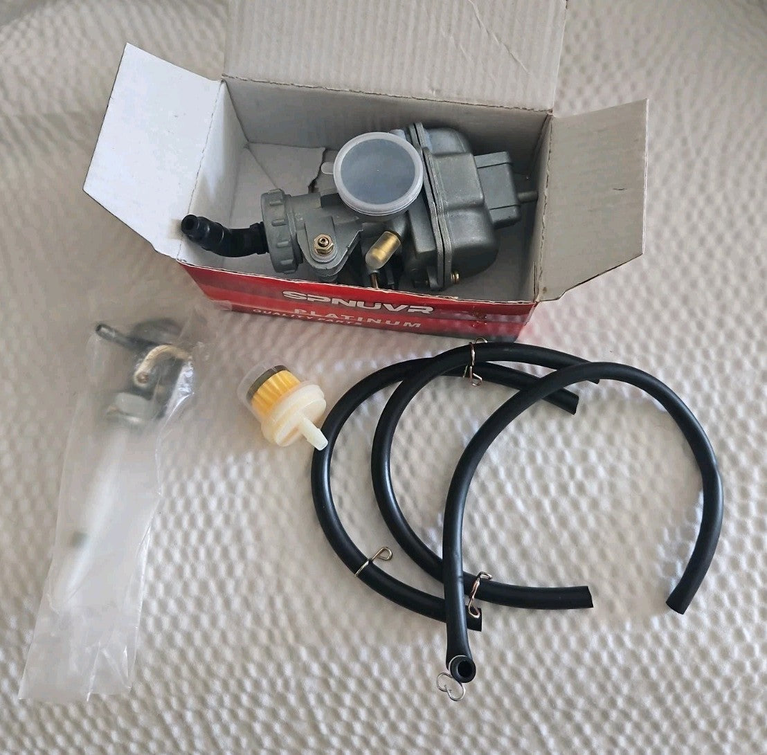 SPNUVR Minibike / GoKart Carburator With Shutoff + Filter