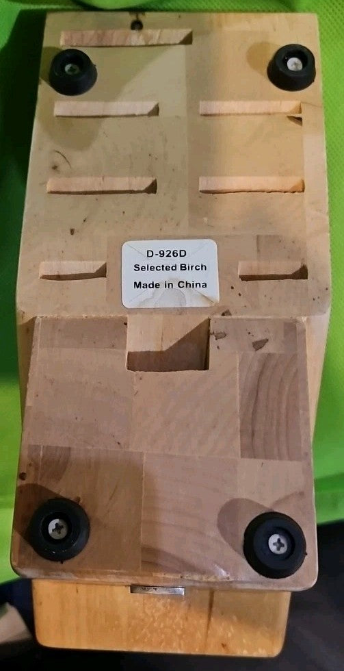 Birch 10 Slot Knife Block