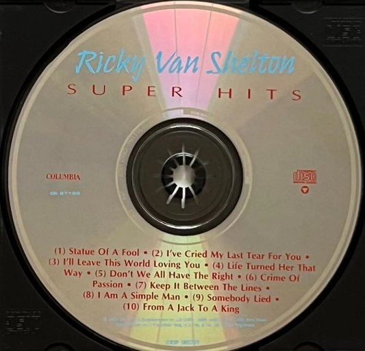 Ricky Van Shelfton  "Super Hits " 1995 CD (Disc ONly)