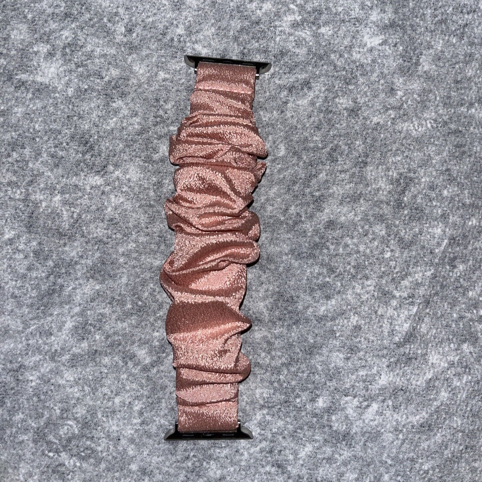 Salmon Scrunchy Apple Watch Band fits 38/40/41 Series 4,5,6,7,8,9 & SE