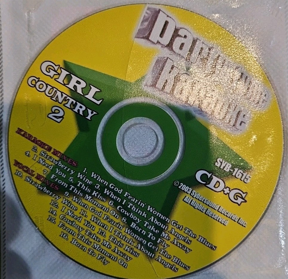 Party Tyme Karaoke: Girl Country Party Pack by Sybersound (CD, 2006)