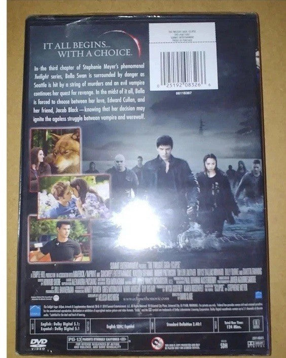 The Twilight Saga: Complete 5-Movie Collection (DVD) All 5 Movies Individually