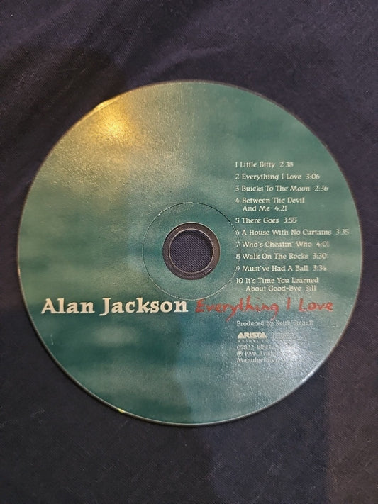 Alan Jackson Everything I Live (CD) DISC ONLY