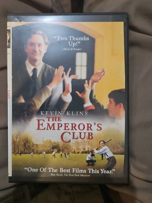 The Emperor's Club (DVD, 2002) Tested cropped artwork slim case, 