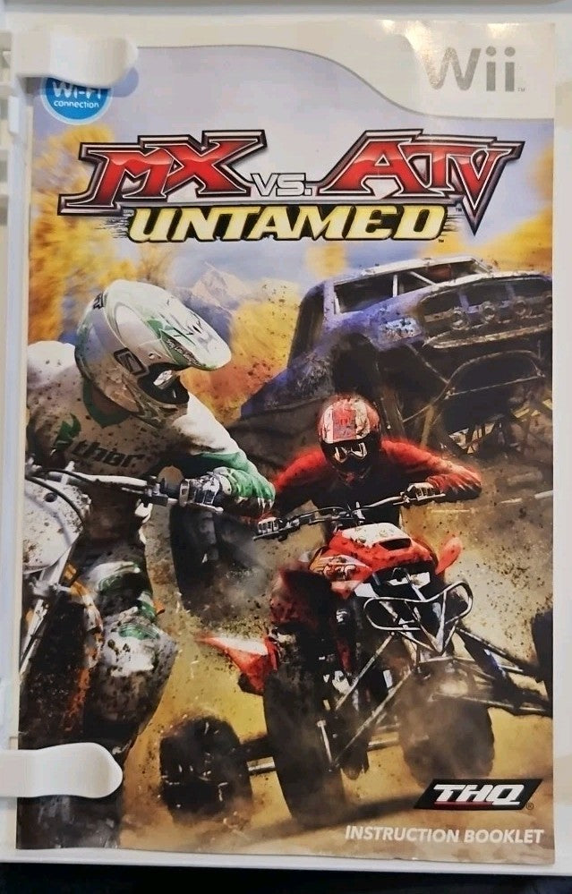 MX vs. ATV Untamed (Nintendo Wii, 2008) Tested. No Scratches. New Case.