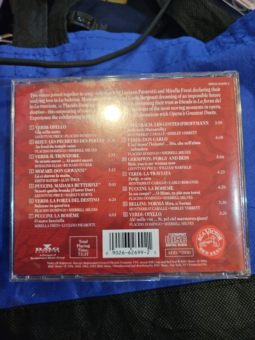 Opera's Greatest Duets by Various (CD, 1994)
