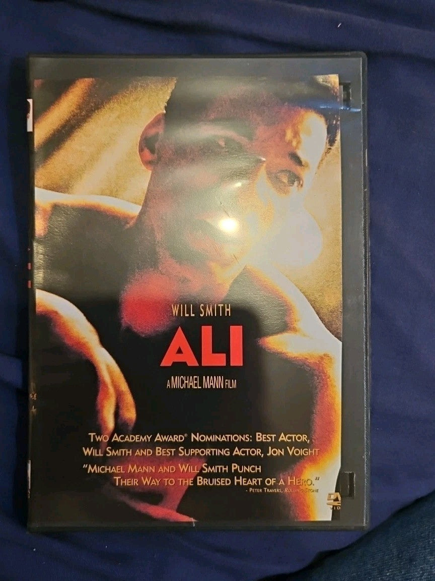 Ali (DVD, 2001) Slimcase. Cropped Sleeve.