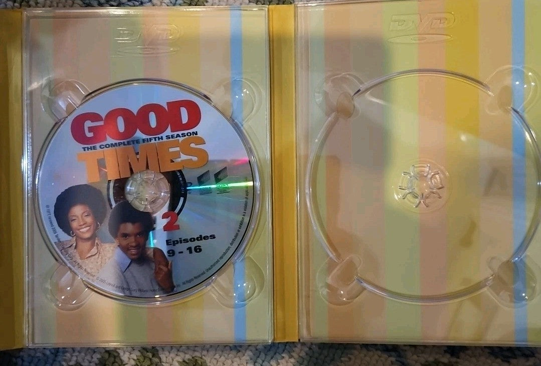 Good Times: Complete Fifth Season (DVD) Missing Disc 1.  Tested.
