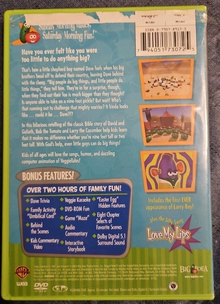 VeggieTales - Dave And The Giant Pickle (DVD, 2004)