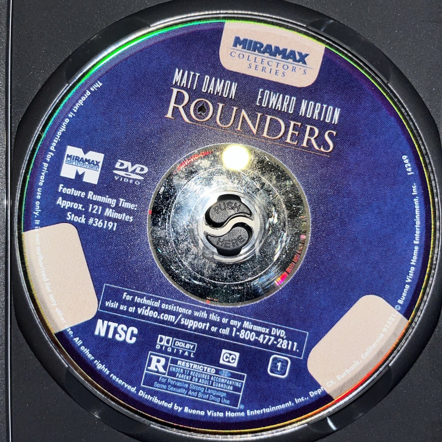 Rounders (DVD, 2004) Tested. New Case. Resealed