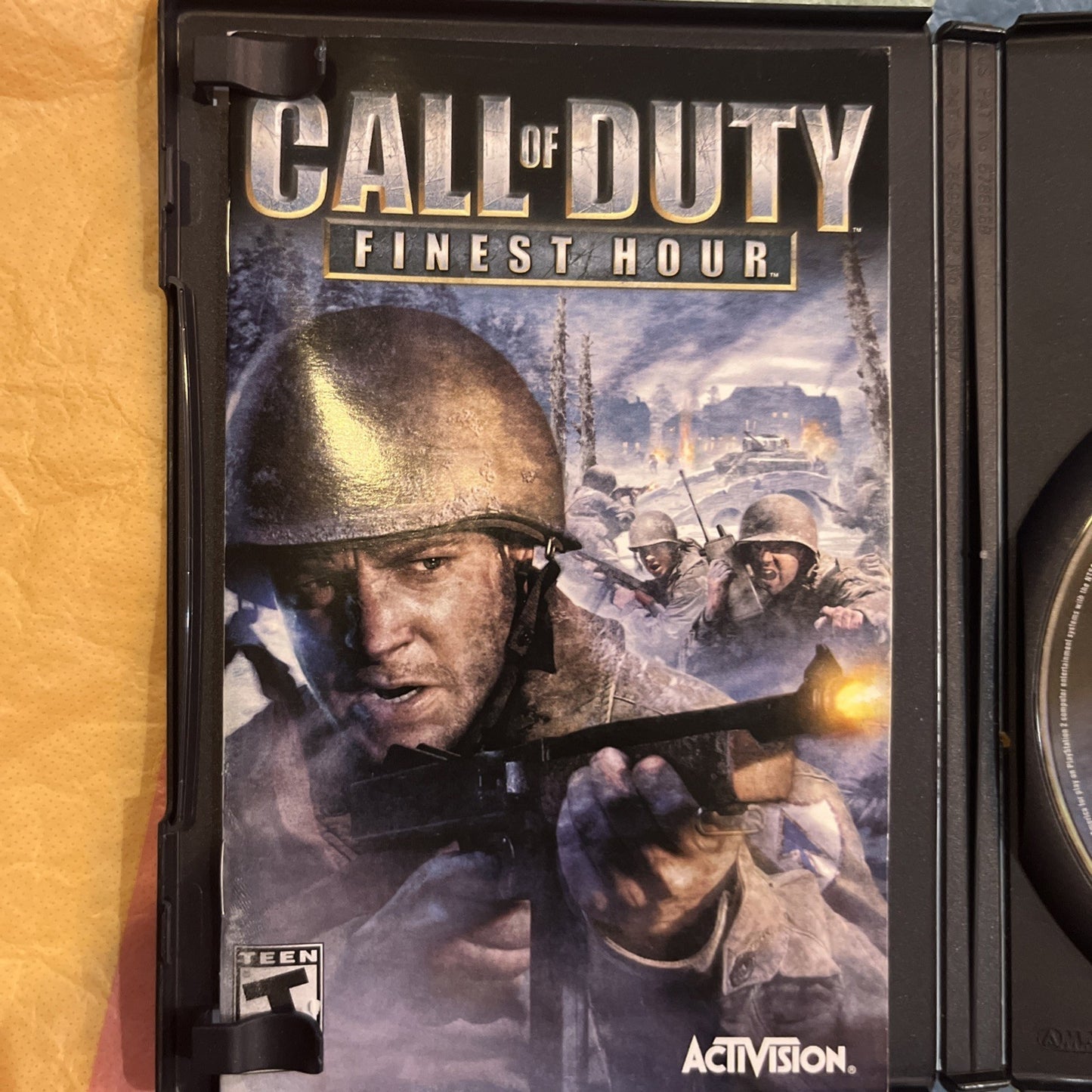 Call of Duty: Finest Hour (PS2) CIB. Manual. Original Case