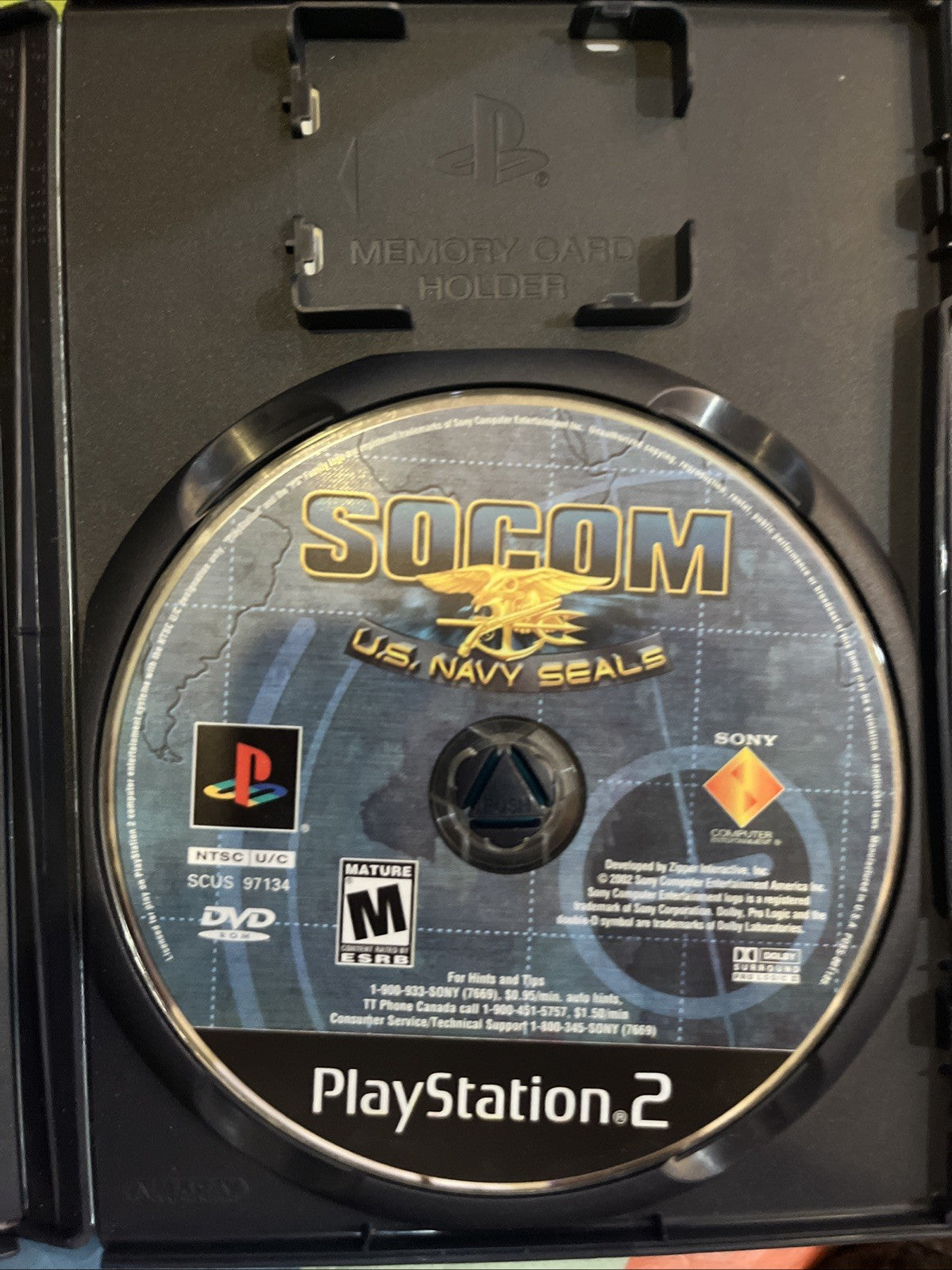 SOCOM: U.S. Navy SEALs (PS2) CIB. No Manual. Tested