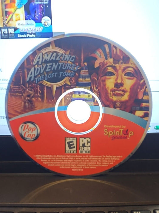Amazing Adventures: The Lost Tomb (PC, 2008) Game Disc Only