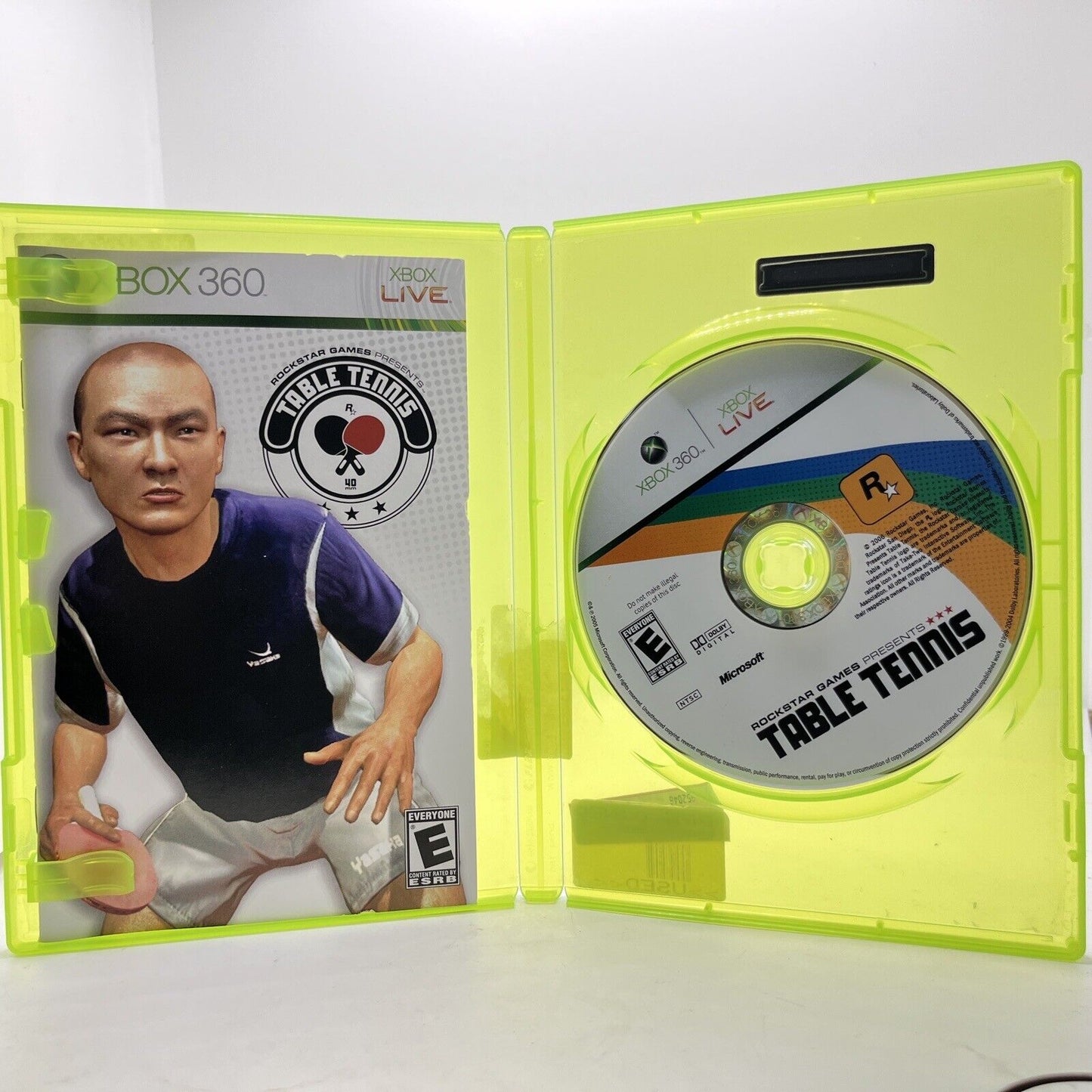 Rockstar Games Presents Table Tennis (Microsoft Xbox 360, 2006)