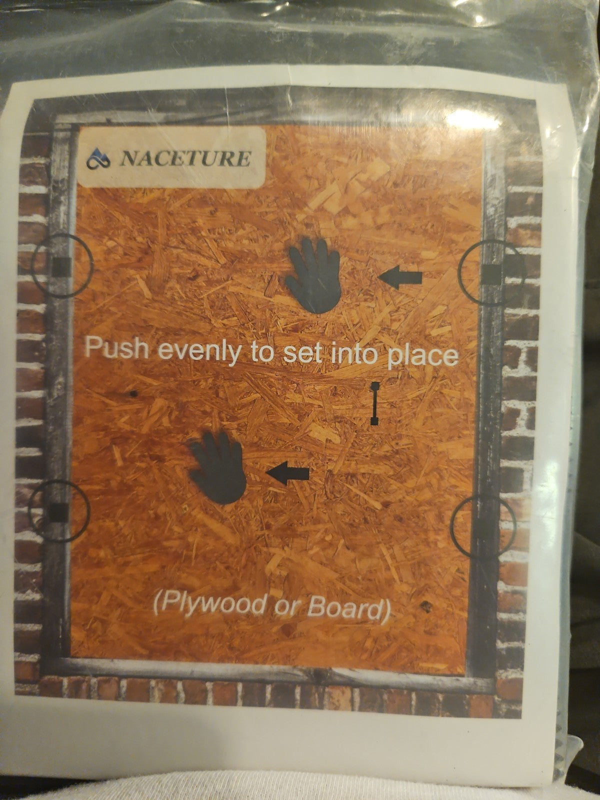 Naceture 16 Pack Hurricane Clips for Window Boards + 4 Handles