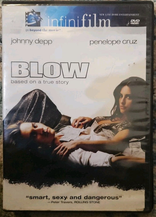Blow (DVD, 2001) Tested. New Case. Resealed