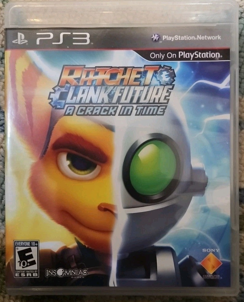 Ratchet & Clank Future: A Crack in Time (PS3) No Game. Case + Artwork + Manual