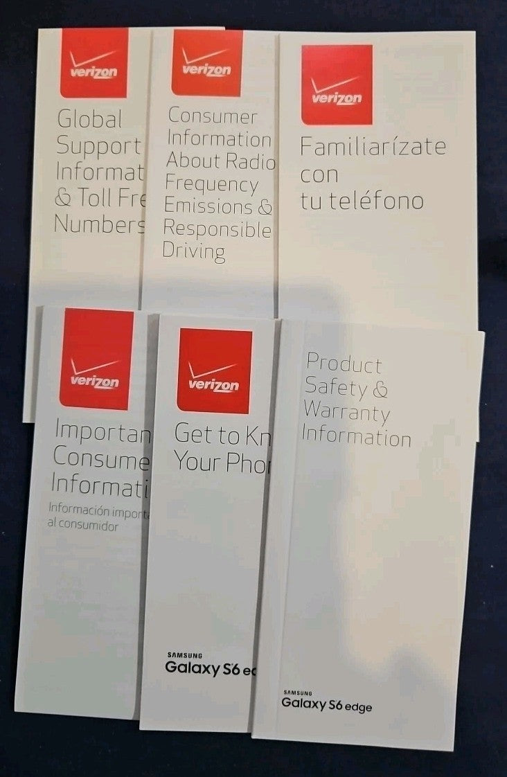 SAMSUNG GALAXY S6 edge BOX ONLY   (NO PHONE)