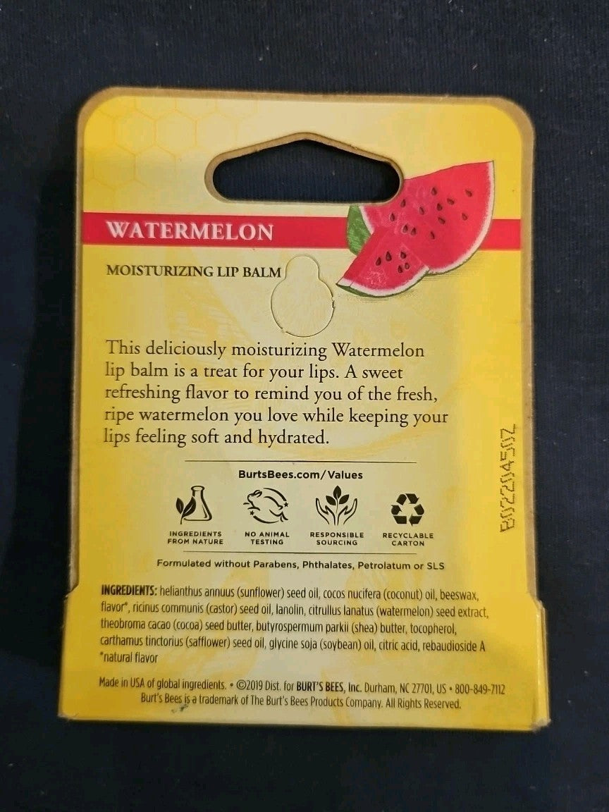 Watermelon Lip Balm Blister  1 Count By Burts Bees