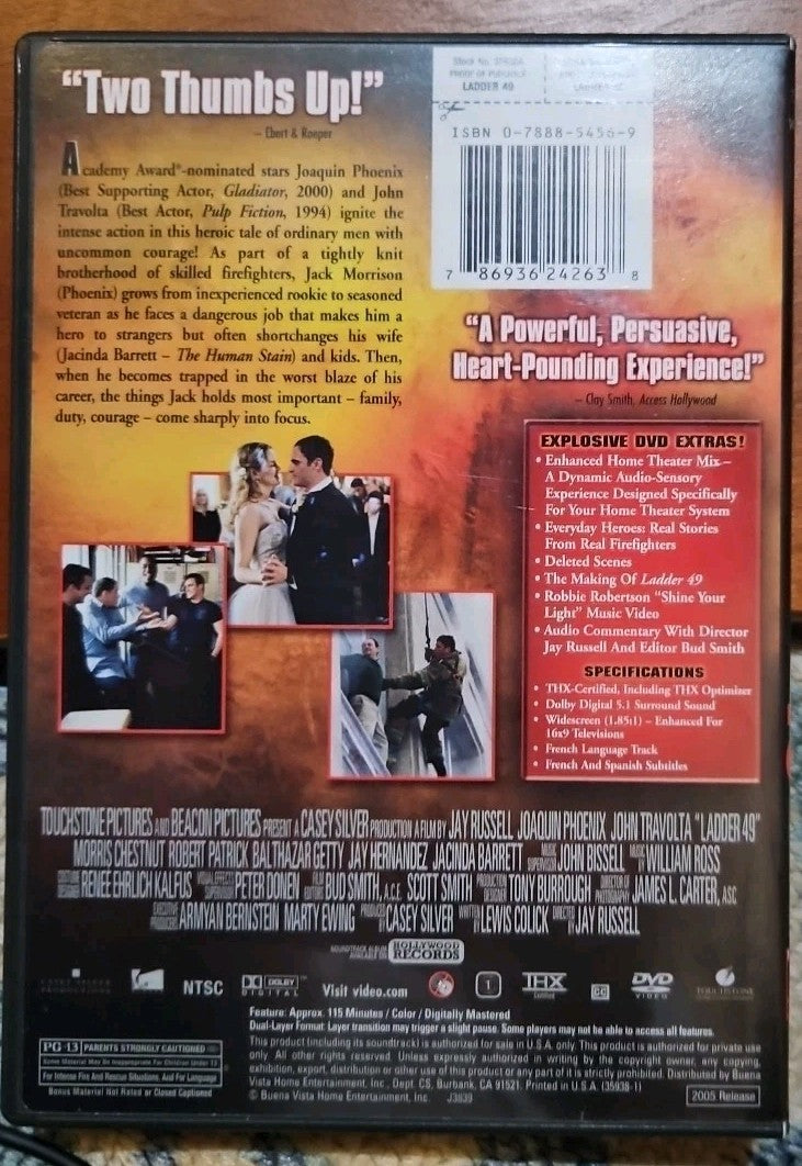 Ladder 49 (DVD, 2005, Widescreen) New Sealed