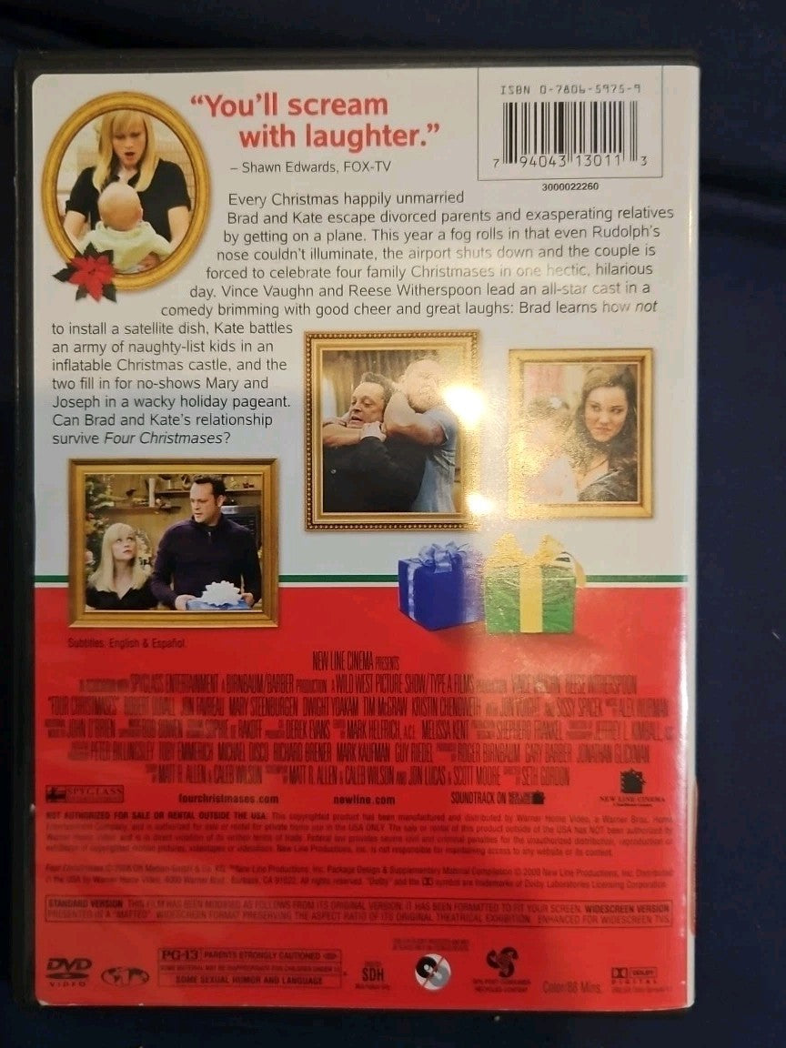 Four Christmases (DVD, 2008)