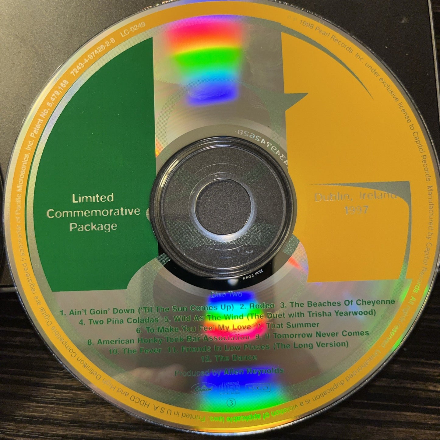 Garth Brooks Dublin, Ireland 1997 Limited Commemorative Package (2 CD)