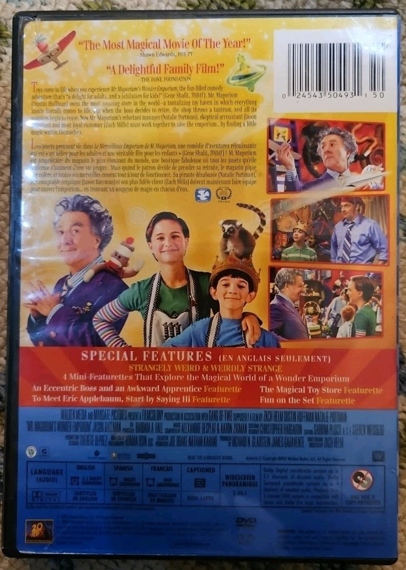 Mr. Magoriums Wonder Emporium (DVD, Widescreen) New Sealed