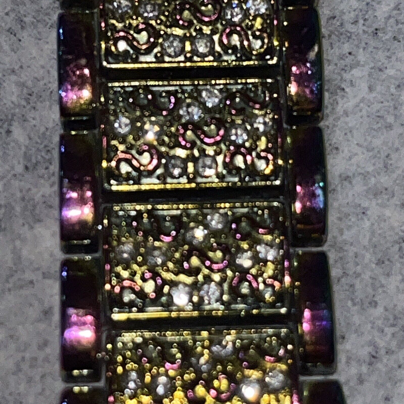 Iridescent Stainless Steel Apple Watch Band 38/40/41 Series 4,5,6,7,8,9 & SE