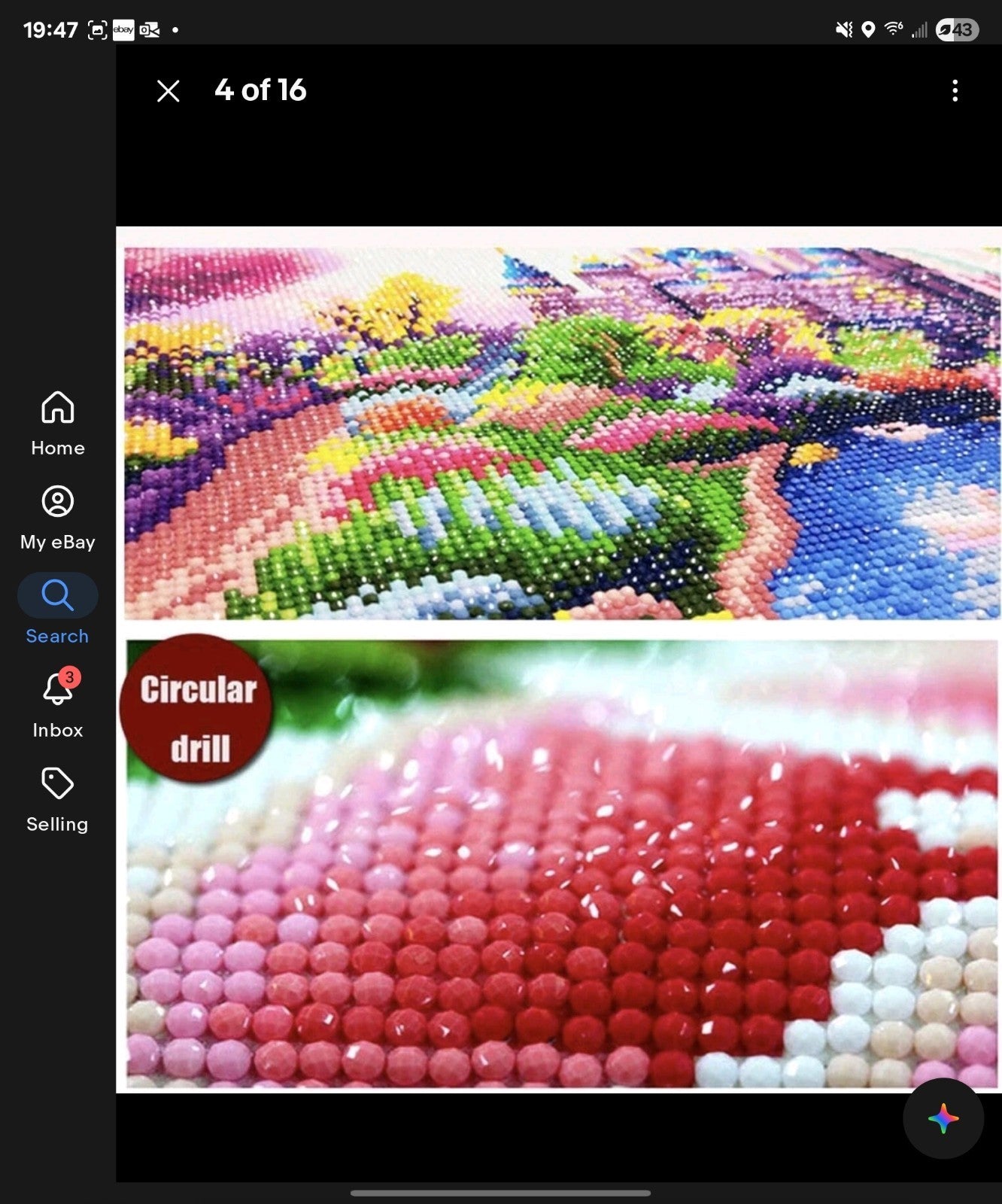 Blue Lagoon 5D Diamond Art 40cm X 30cm