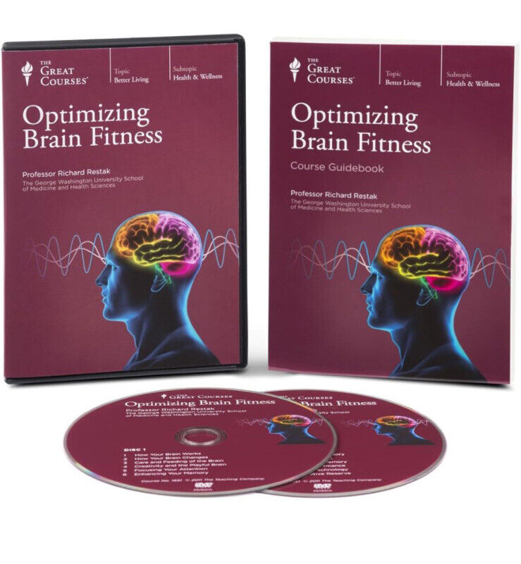 Optimizing Brain Fitness (DVD/Book, 2011, 2-Disc Set) NEW