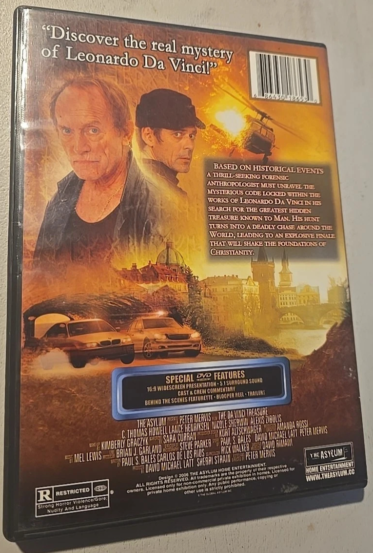 Da Vinci Treasure (DVD, 2006) new