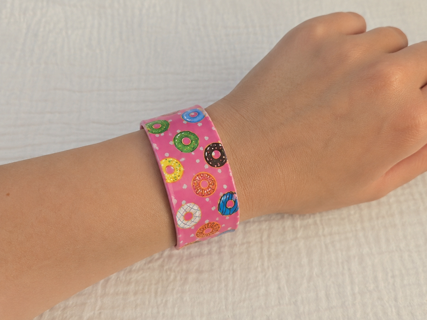 Slap Band Slap Bracelet  Vinyl Coated