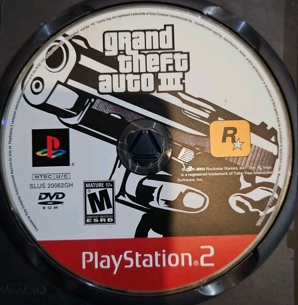 Grand Theft Auto 3 - Sony PlayStation 2. Tested. No Scrathes. Resealed. Nee Case