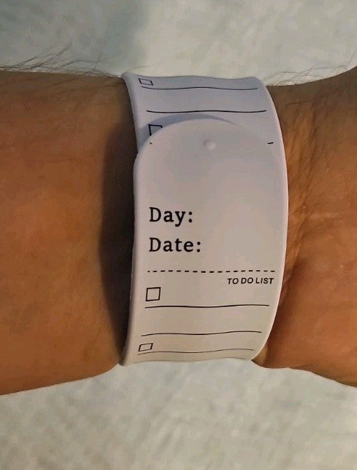 Slap Band Slap Bracelet 8"Ruler and To Do List