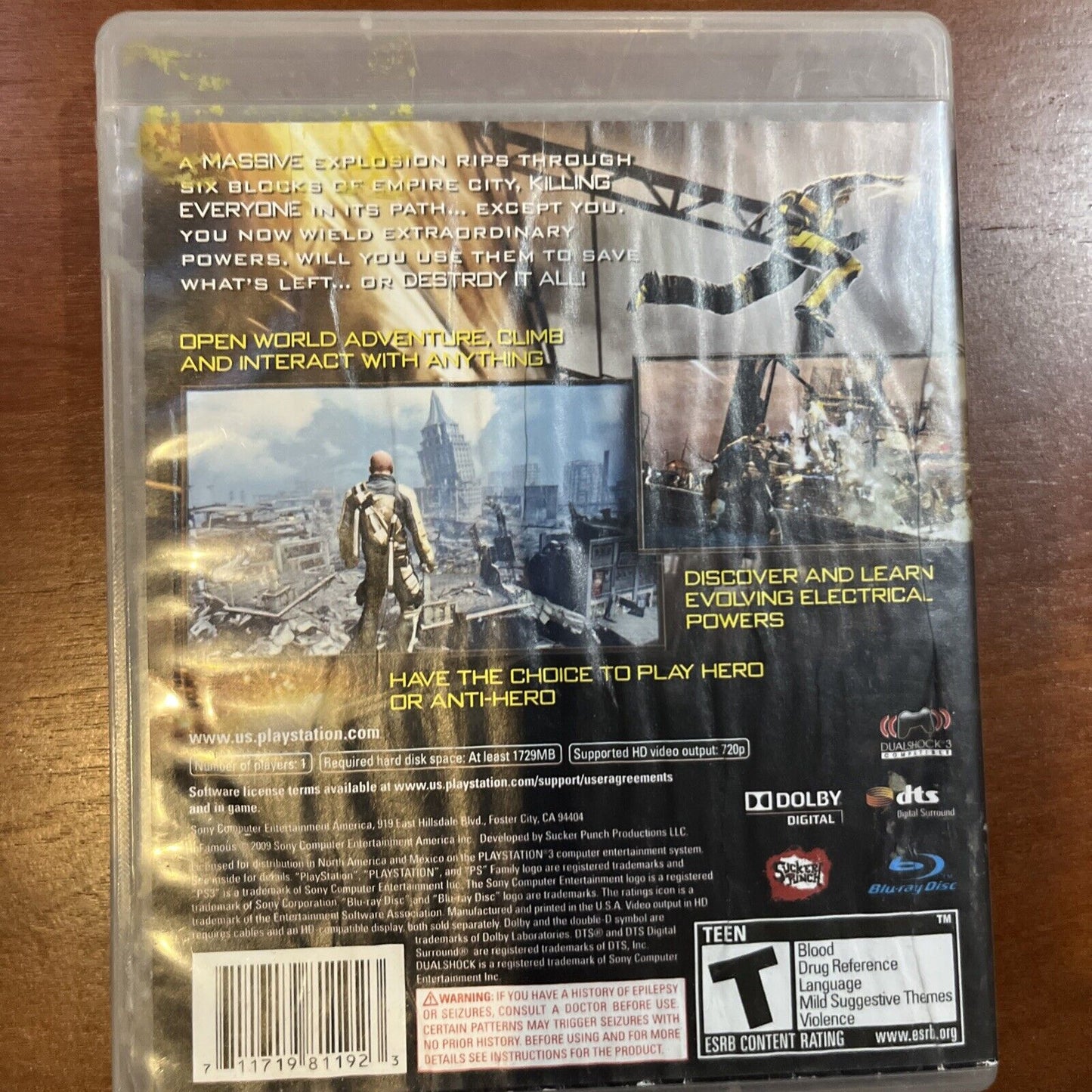 Infamous - Sony PlayStation 3