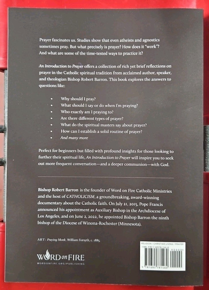 Introduction to Prayer by Robert Barron (2024, Trade Paperback)
