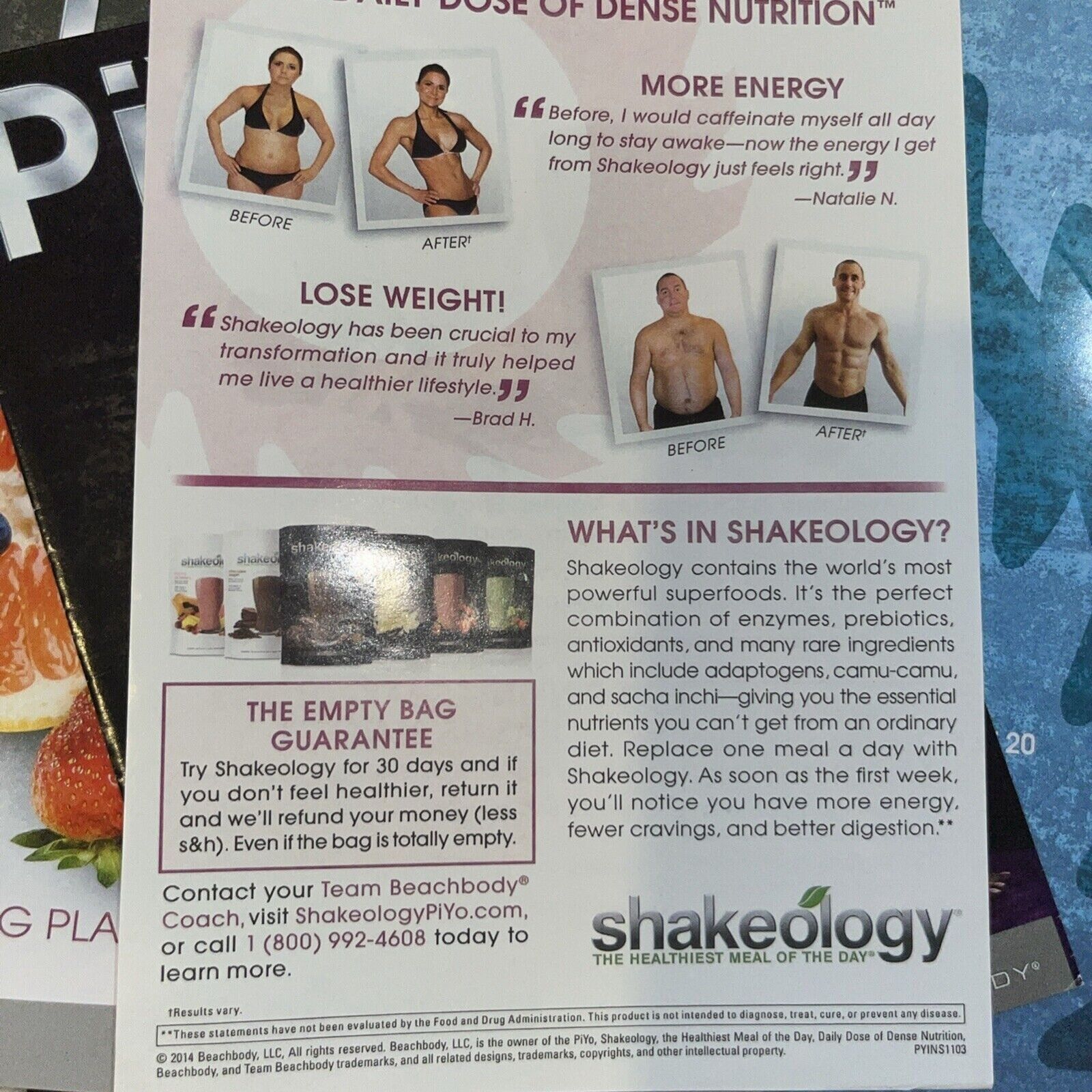 Chalene Johnson's PiYo Base Kit - 4 DVD Set - Beachbody Workout With inserts