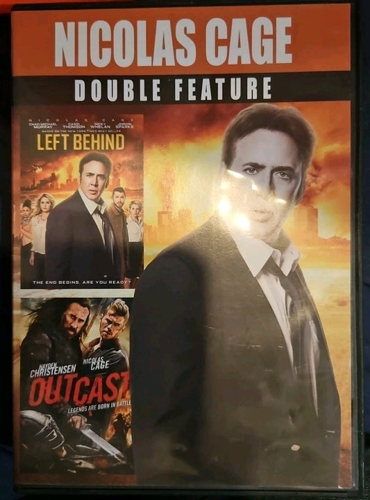 Left Behind Outcast DVD Nicolas Cage Double Feature ￼