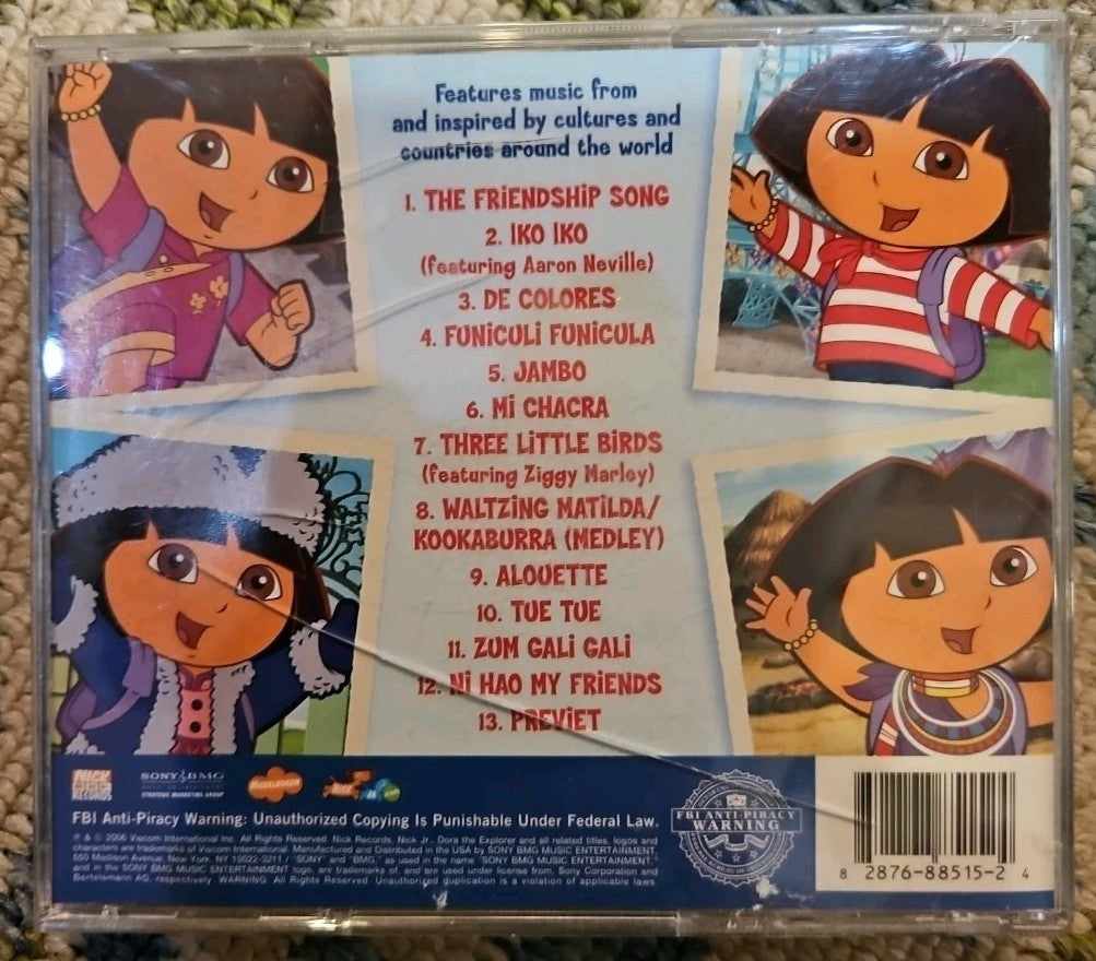 Dora The Explorer: Dora's World (CD Audio) Tested. No Front Artwork. New Case.